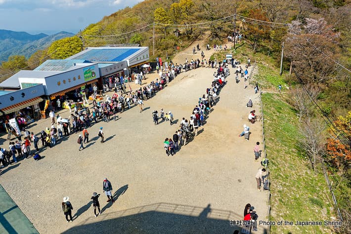 ケーブルカーの乗場
